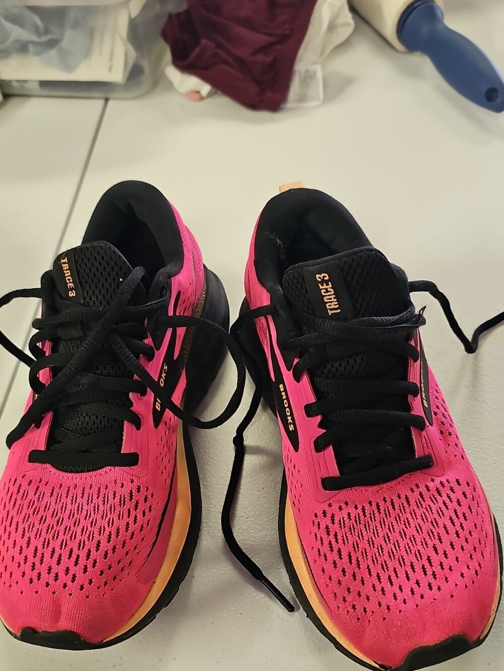 Brooks Trace 3 Pink and Black Women's Athletic Shoes
